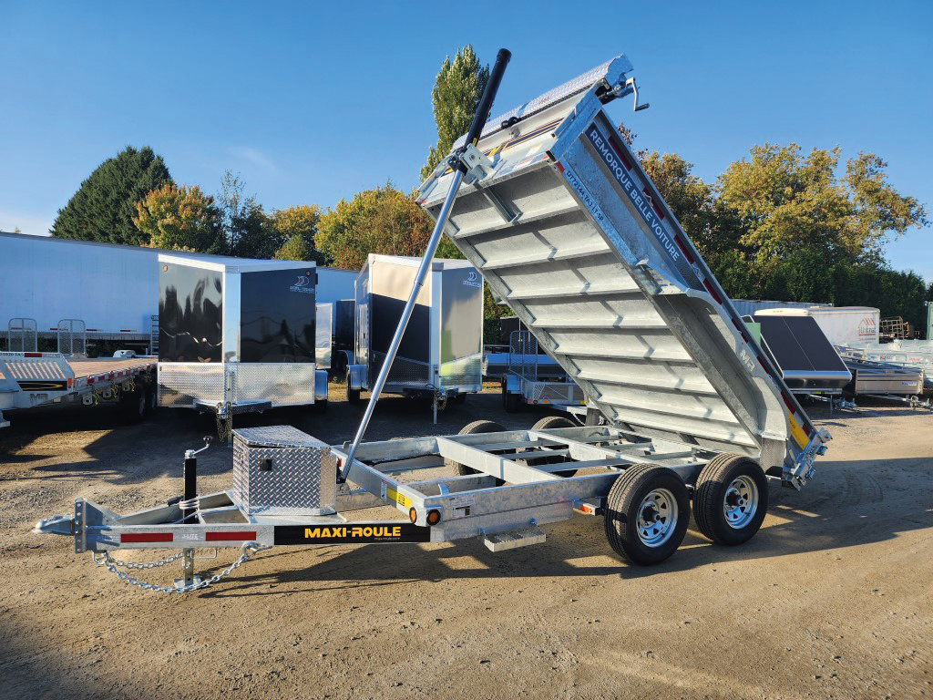 Remorque à benne basculante  Maxi-Roule LT-72144TA3 **Spécial Édition**