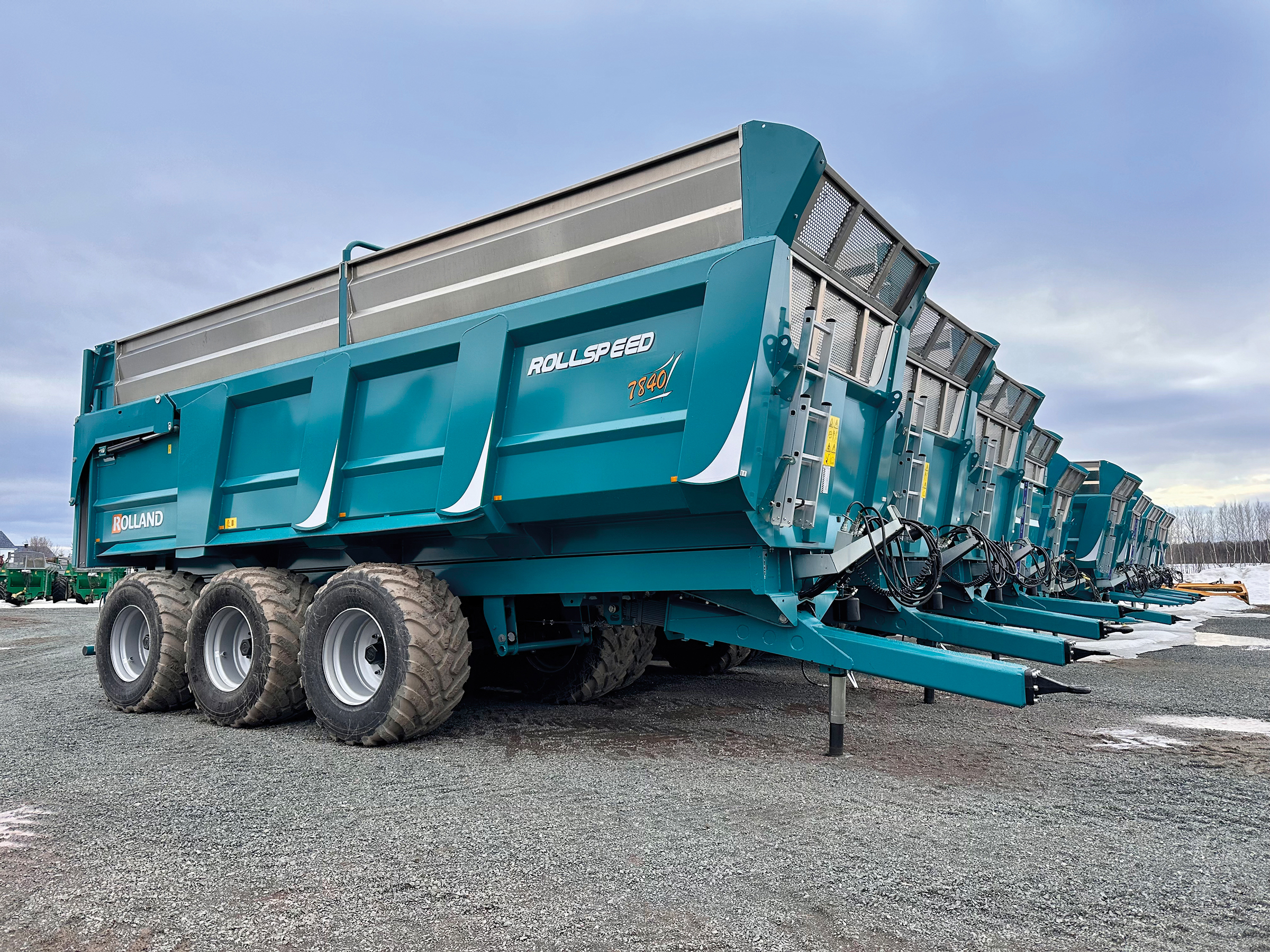 Remorque à benne basculante Rolland Rolspeed 7840