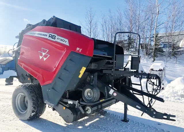 Presse à balles rondes Massey Ferguson RB4180V