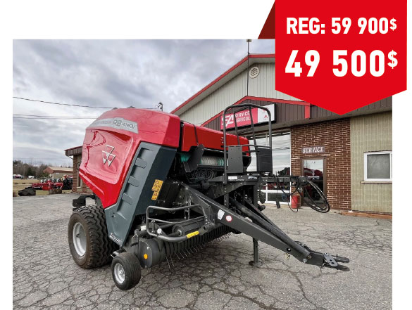 Presse à balles rondes Massey Ferguson RB 4160V
