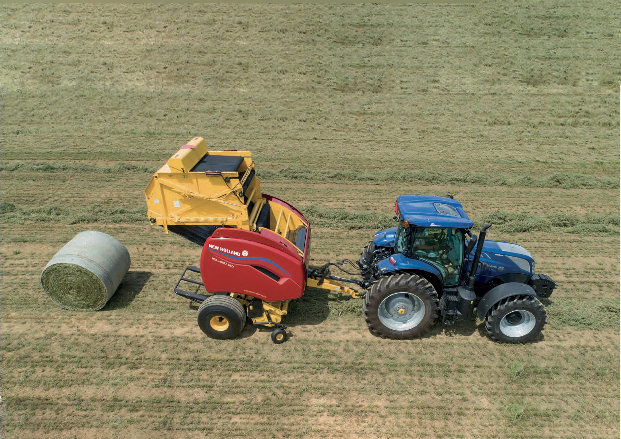 Presse à balles rondes New Holland Roll-Belt 450