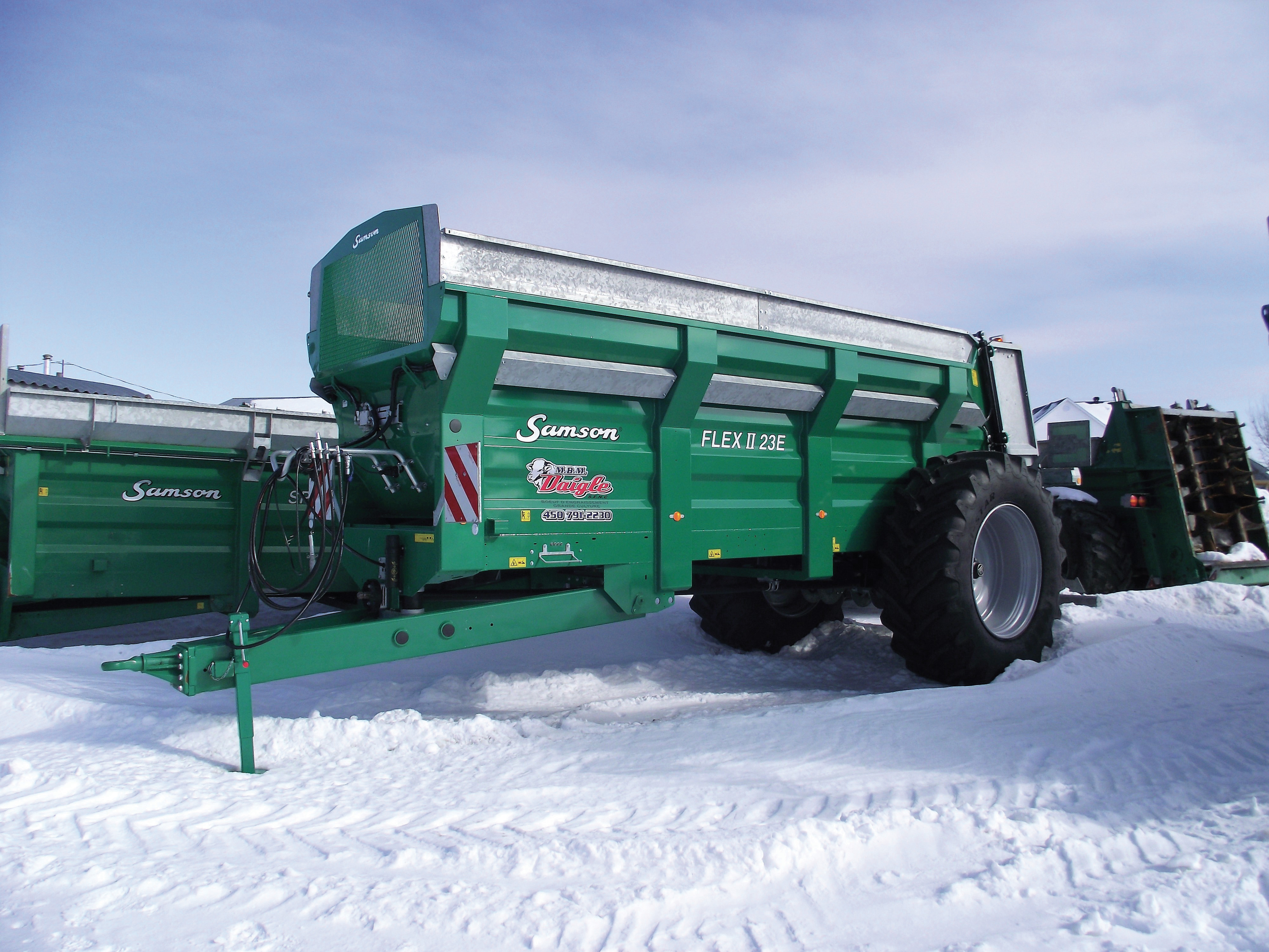 Manure spreader (solid) Samson Flex II 23 E