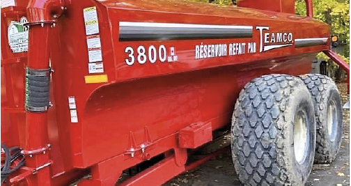 Manure spreader (or liquid manure) Teamco 3800
