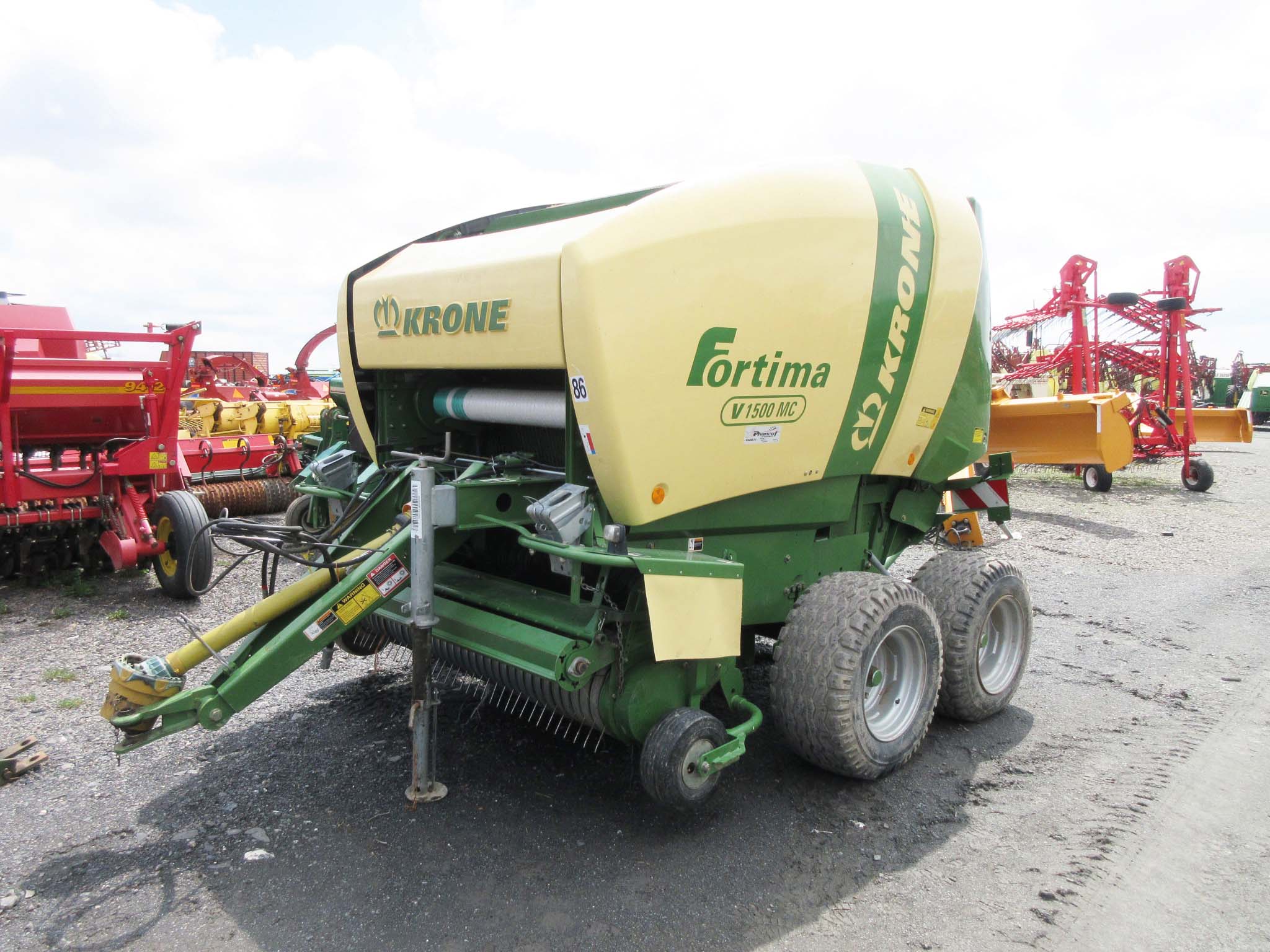 Presse &#xE0; balles rondes Krone Fortima V1500 MC