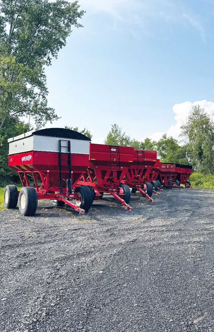 Remorque à grain MK Martin Plusieurs boites à grain MK Martin