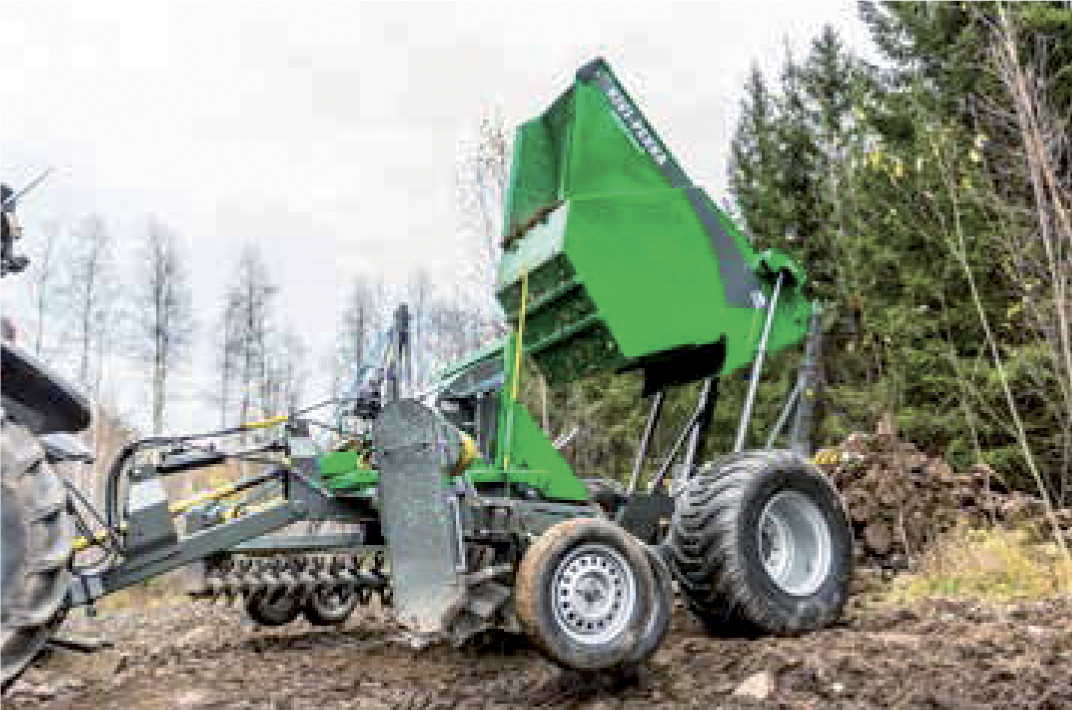 Ramasseur de pierre / Épierreuse Kivi-Pekka  