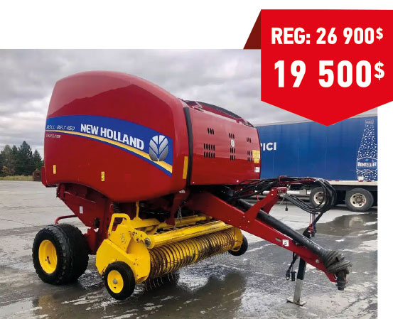 Presse à balles rondes New Holland ROLL-BELT 450