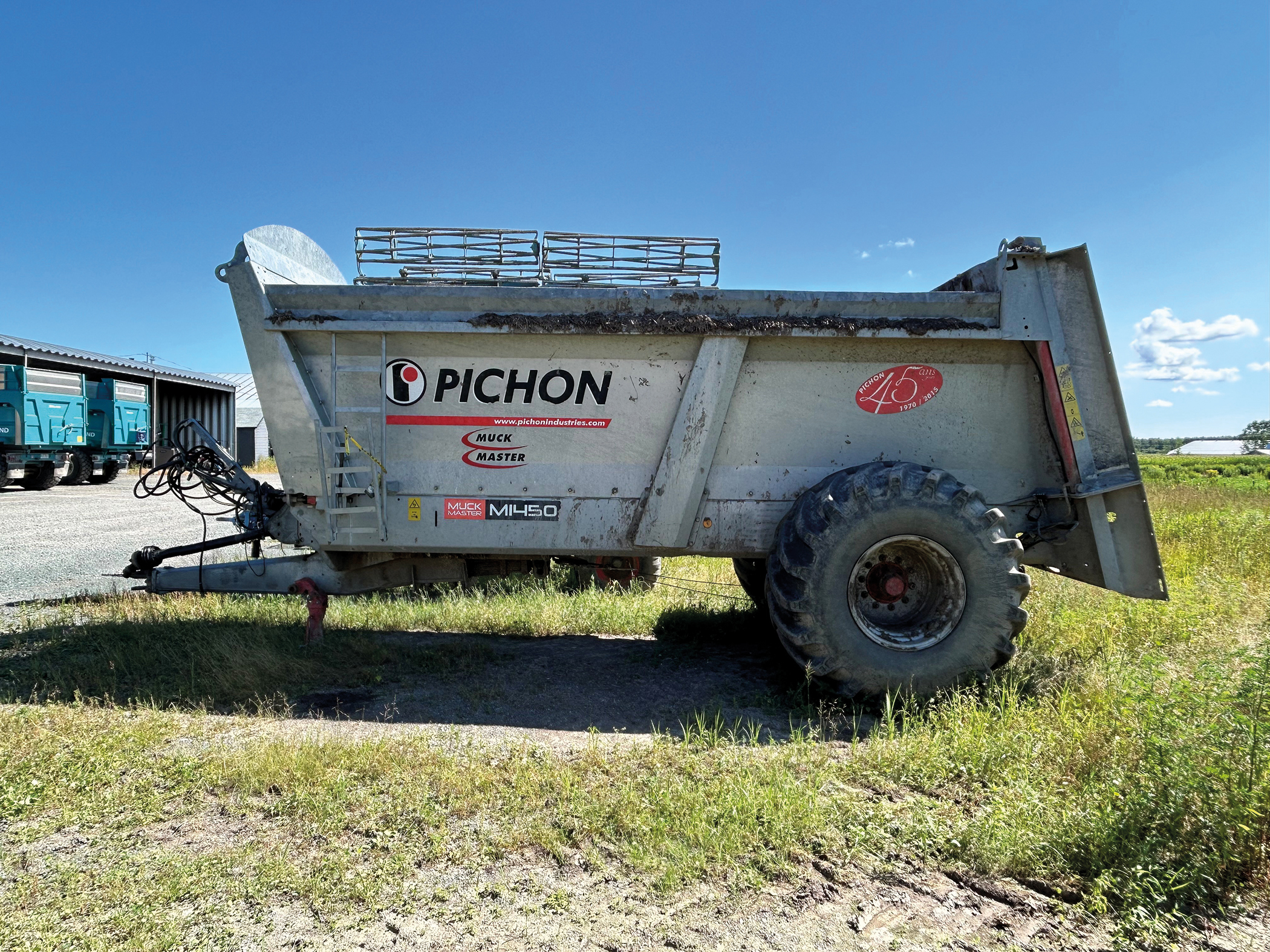Manure spreader (solid) Pichon M1450