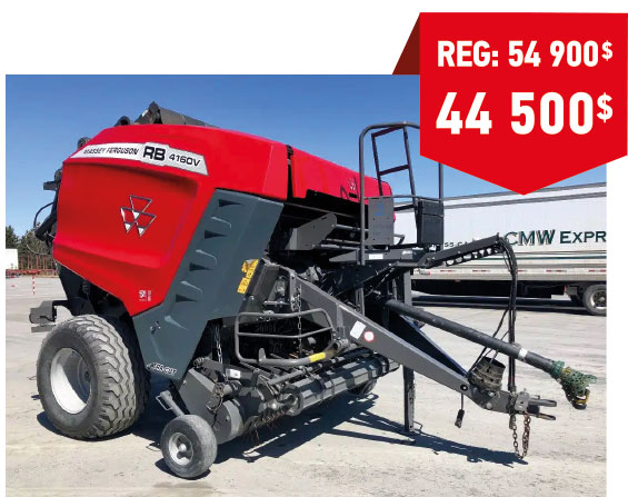 Presse à balles rondes Massey Ferguson RB4160V