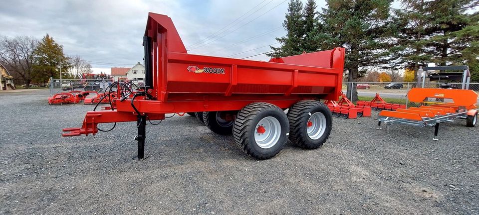 Remorque à benne basculante Woody 7x12