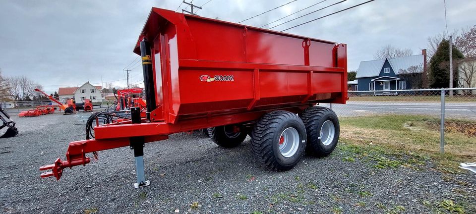 Remorque à benne basculante Woody 8x14