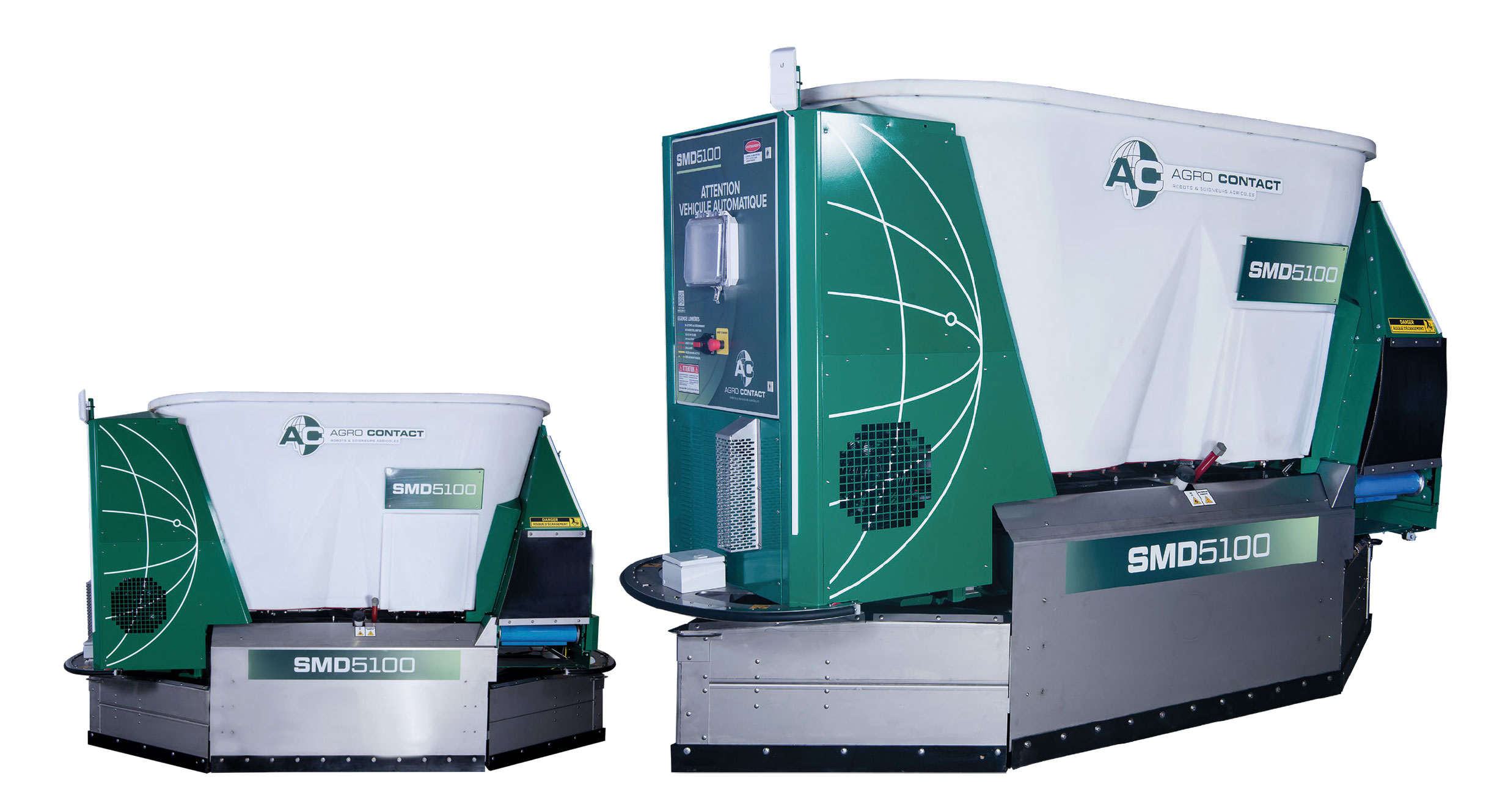 Mélangeur  Distribution et Mélangeur sur roues Agro-Contact SMD 5100