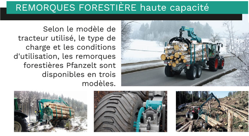 Remorque à bois Pfanzelt 