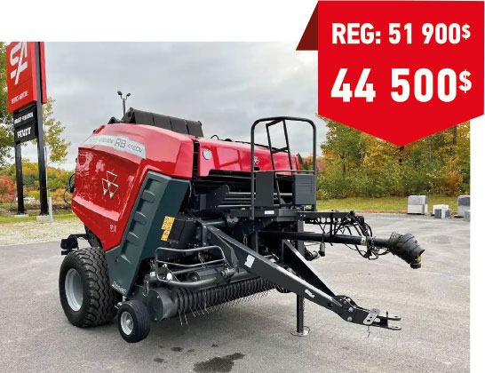 Presse à balles rondes Massey Ferguson RB4160V