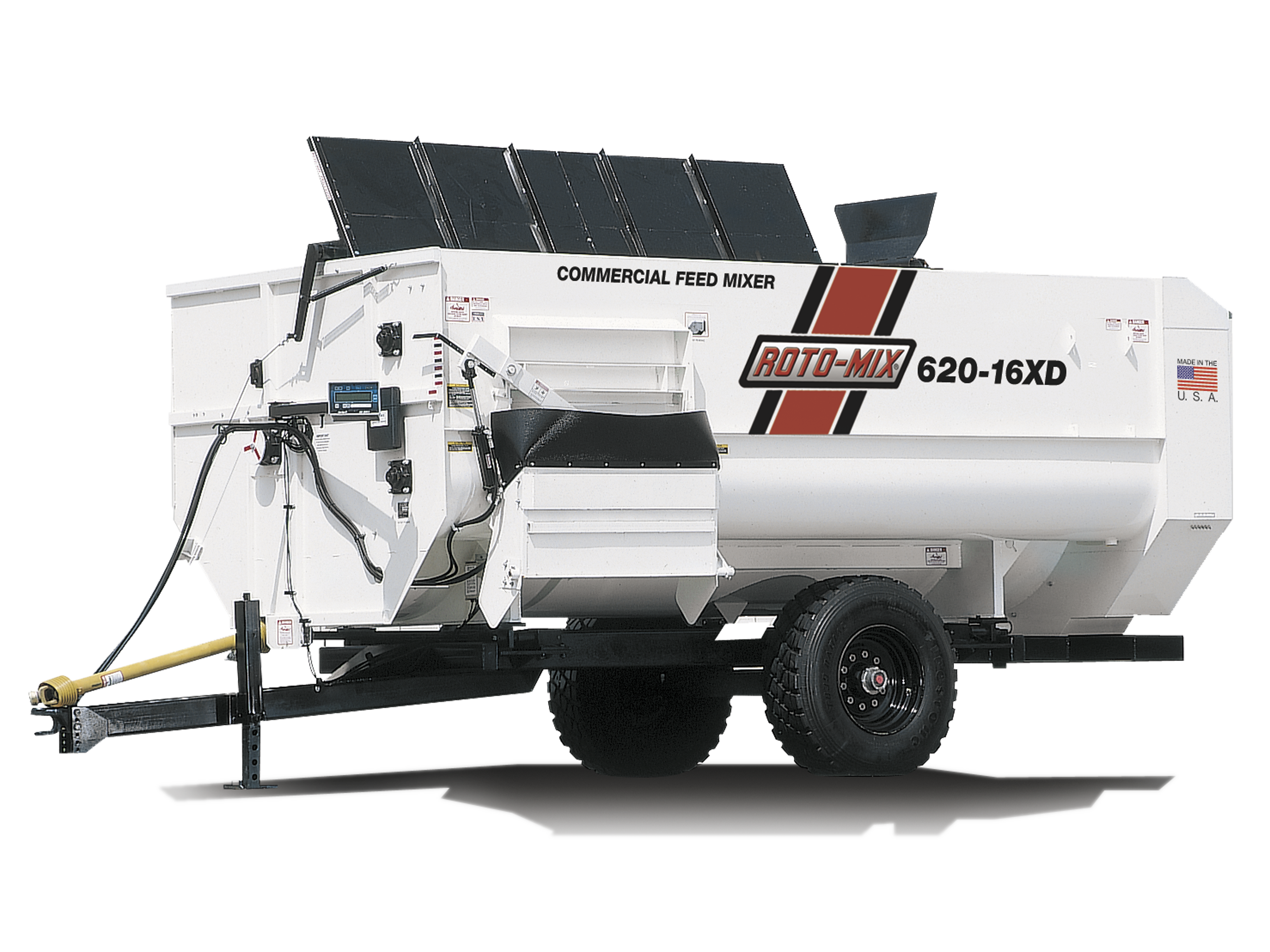 Mélangeur  MÉLANGEUR HORIZONTALSUR REMORQUE  Roto-Mix