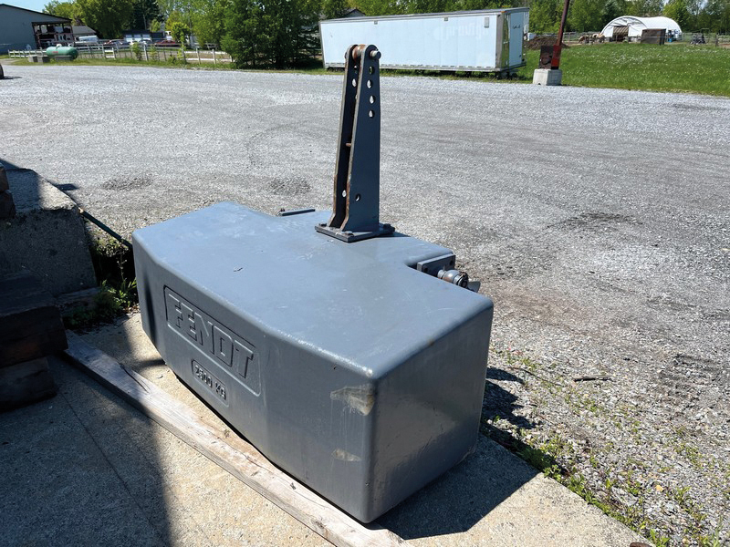 Pesée de tracteur Fendt