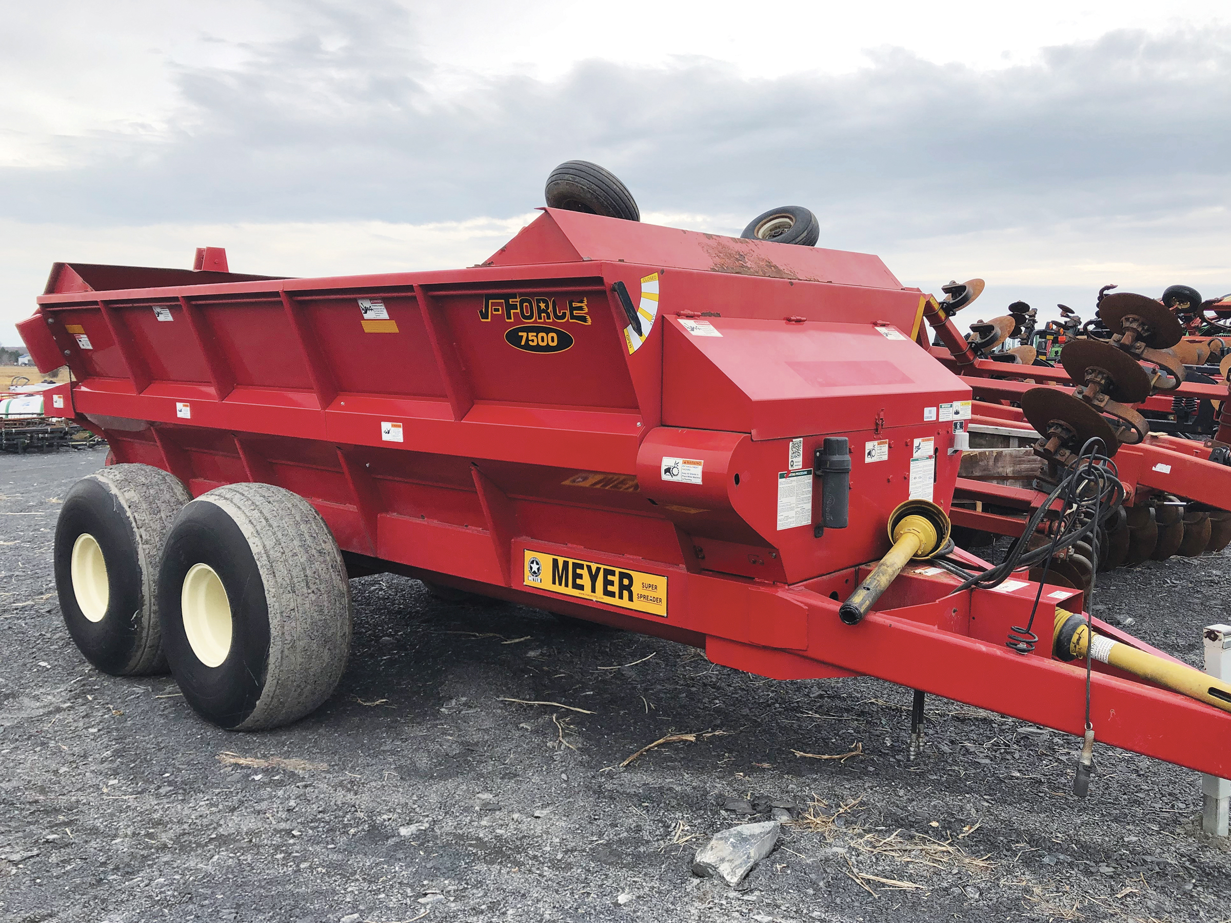 Manure spreader (solid) Meyer V-force 7500