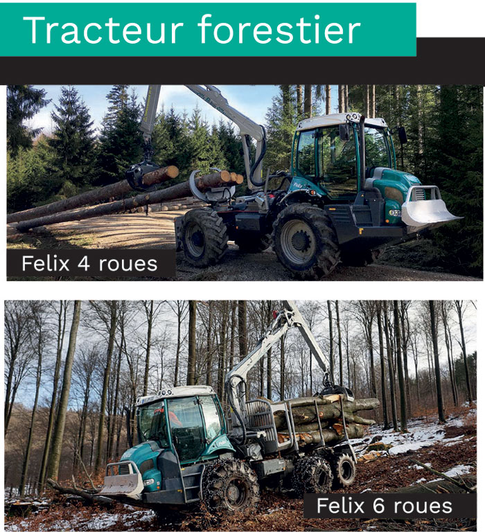Tracteur Forestier Pfanzelt Maschinenbau Felix