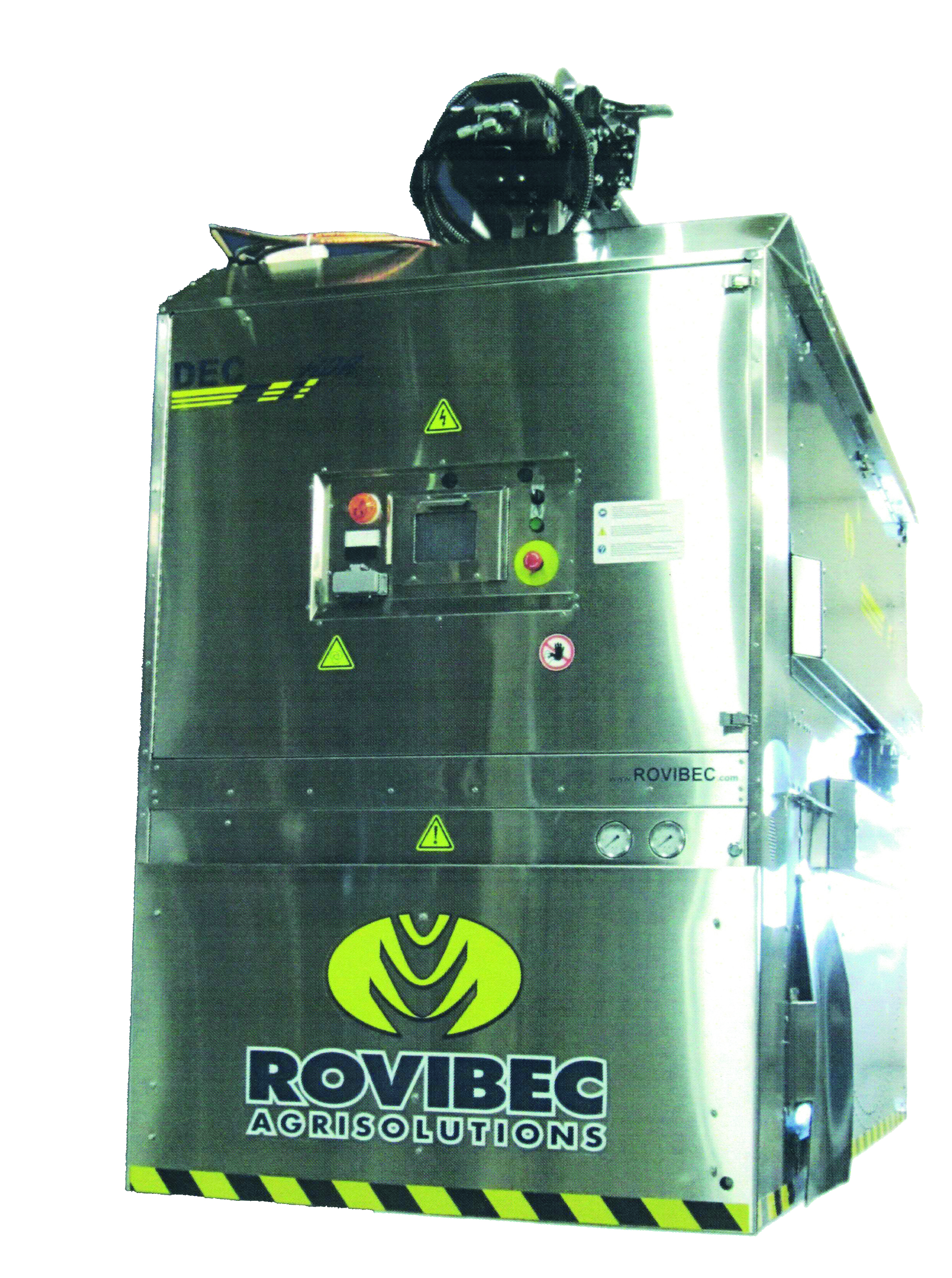 Feeding robot Rovibec RTM et distributeur d’ensilage  DEC HDR
