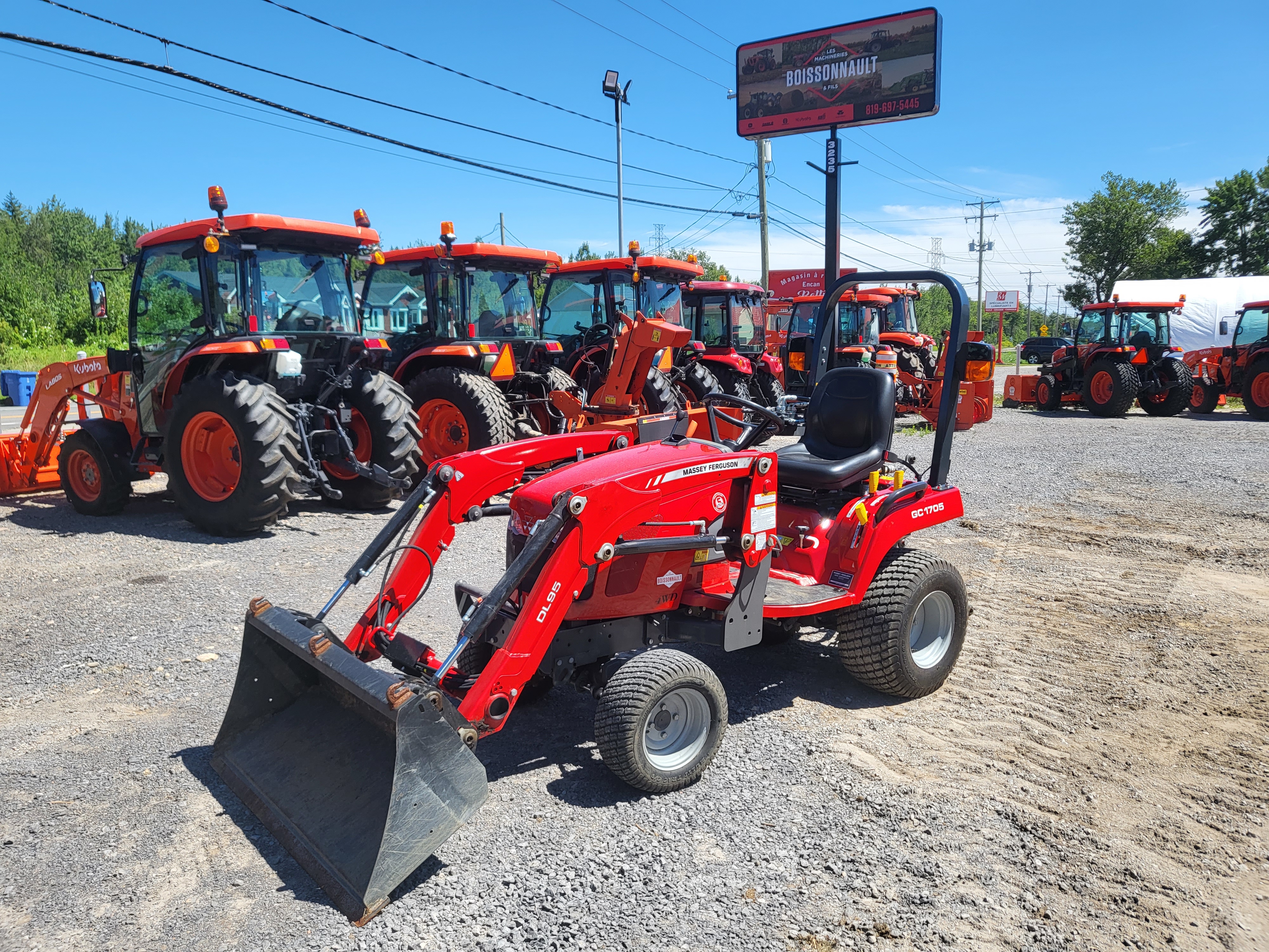 Tracteur Massey Ferguson GC1705