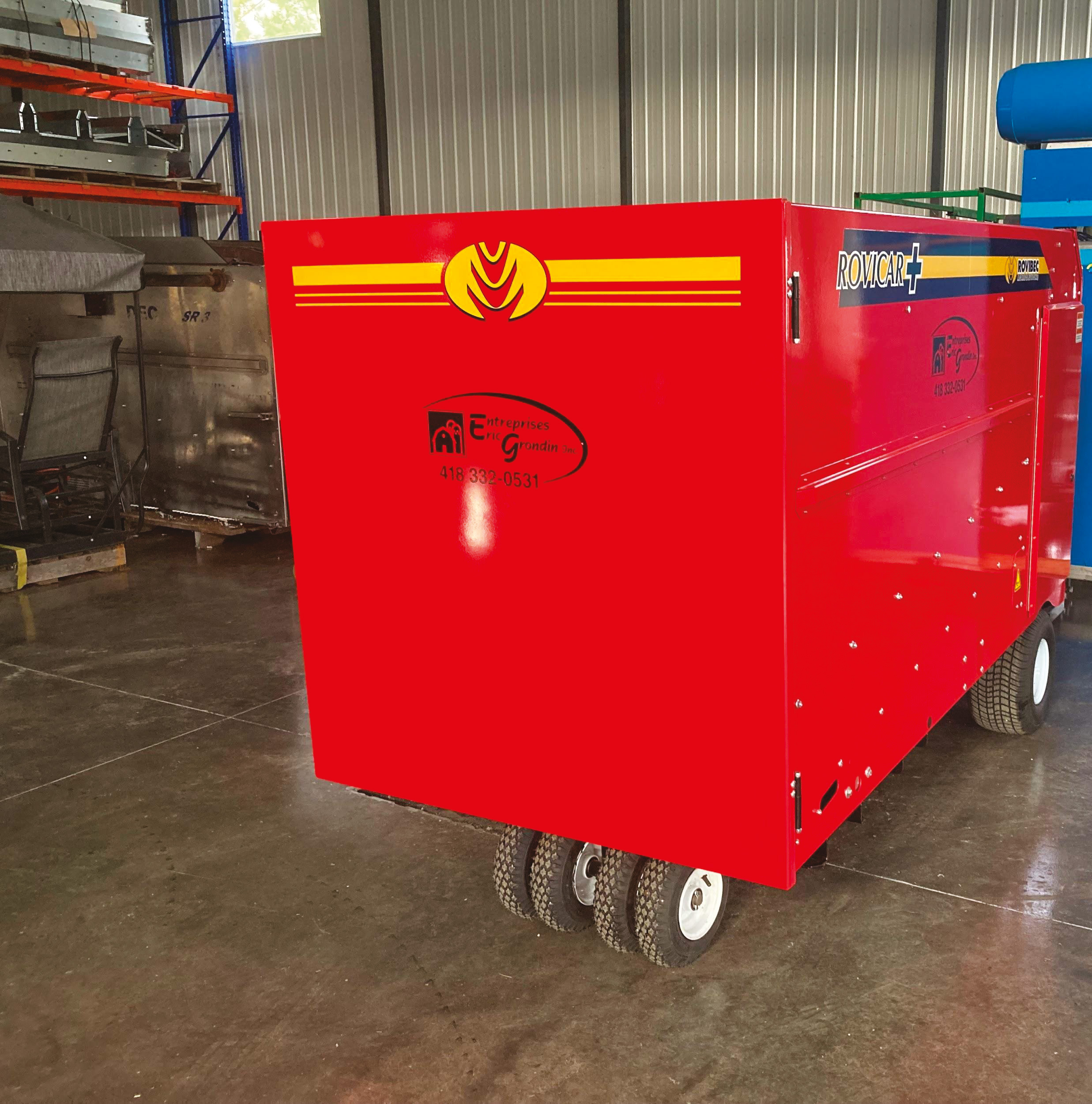Chariot motorisé Rovibec Rovicar 5636 et 7042