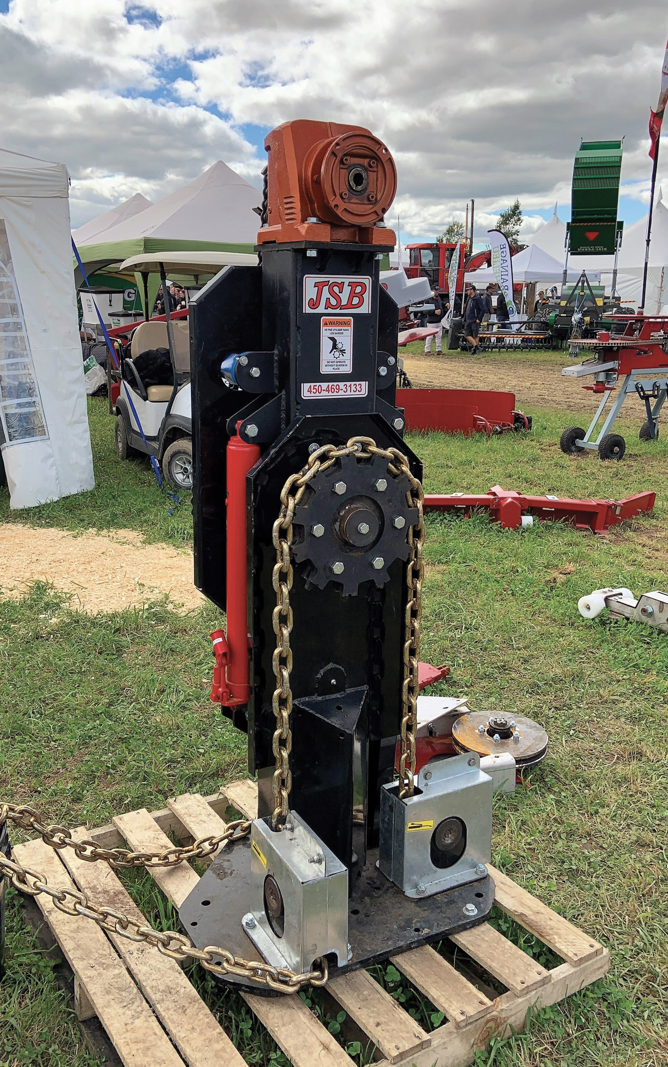 Cleaner transmission  verticale JSB V2, à chaîne ½"