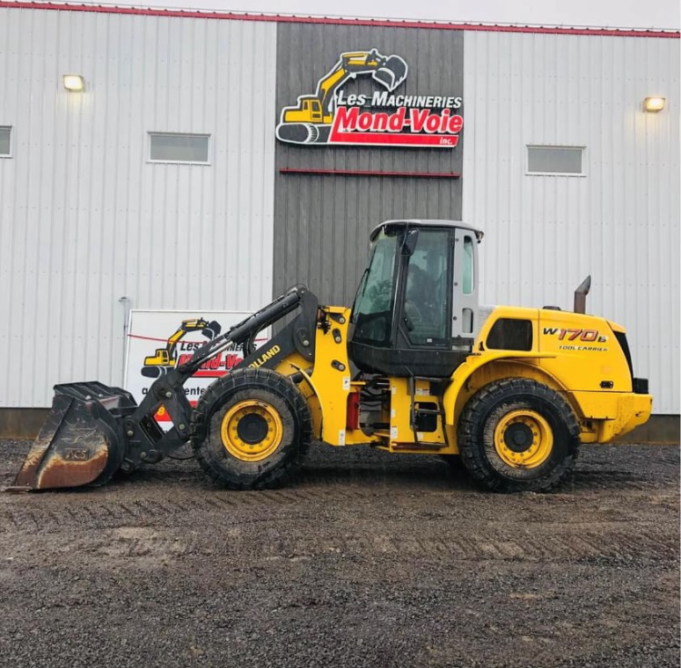 Chargeur articulé sur pneus New Holland W170B