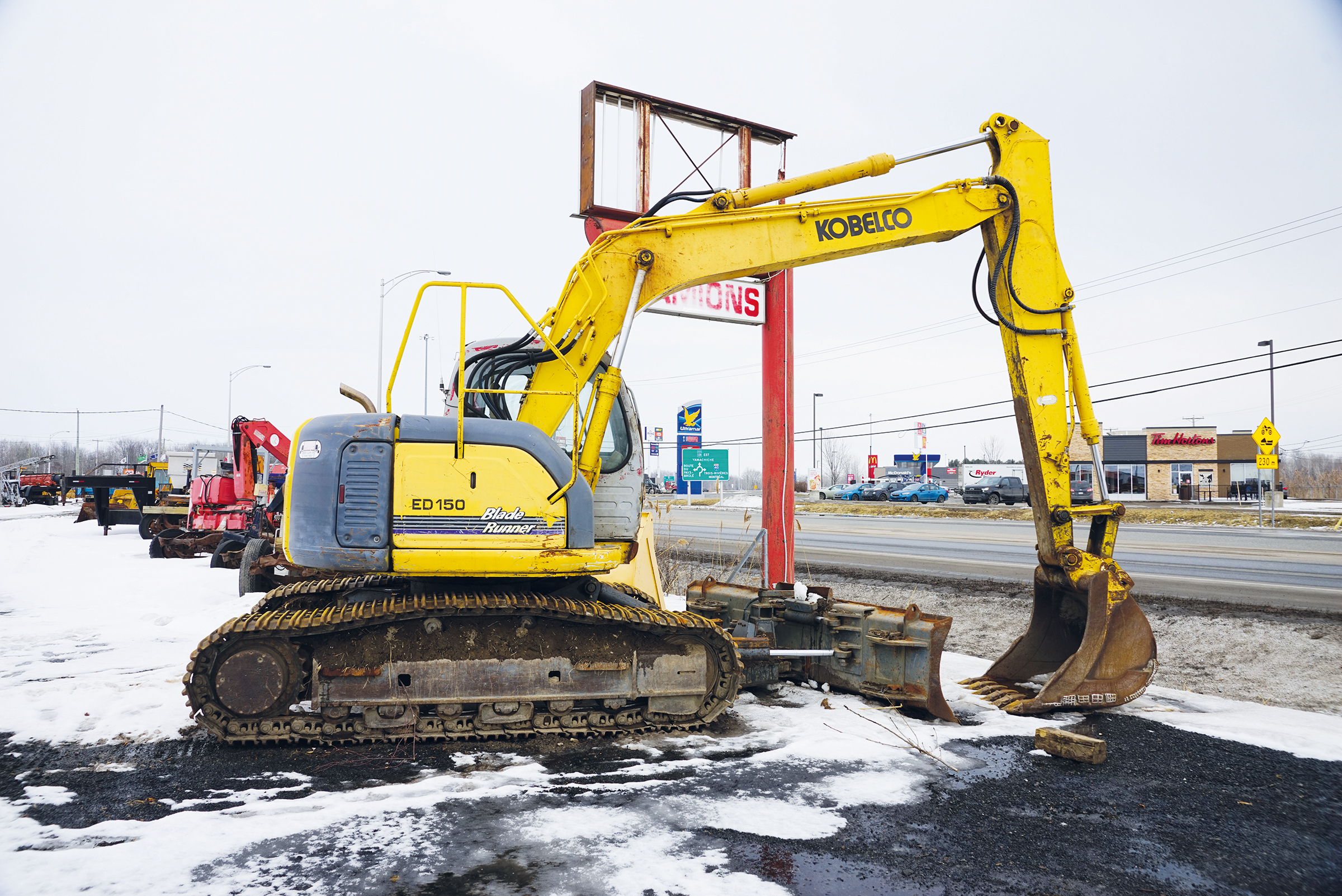 Excavatrice  Kobelco ED150