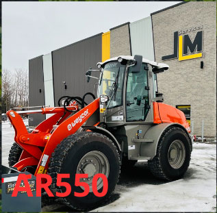 Chargeur articulé sur pneus  Weycor AR550