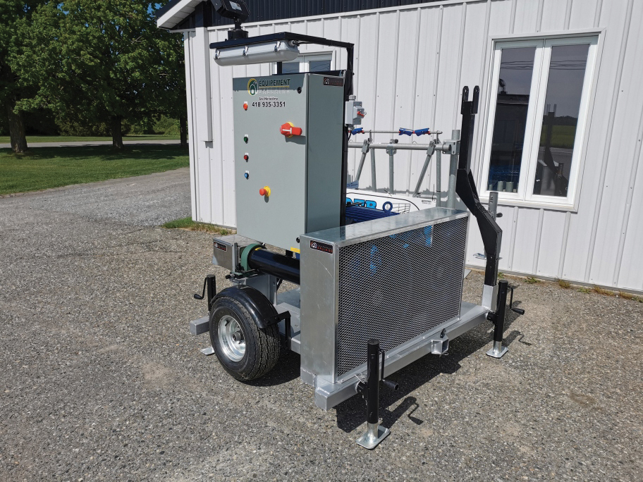   Unité électrique d'entraînement pour souffleur d’ensilage