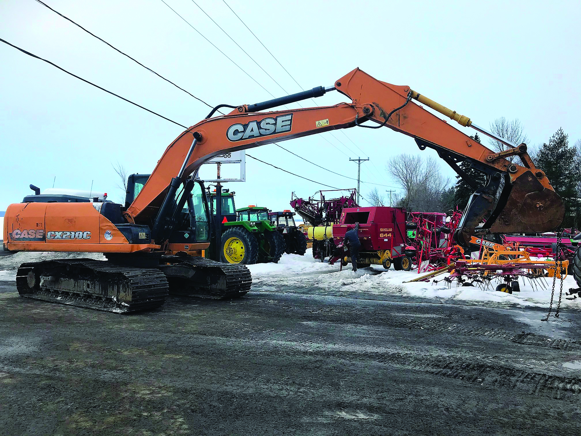 Excavatrice Case CX210C