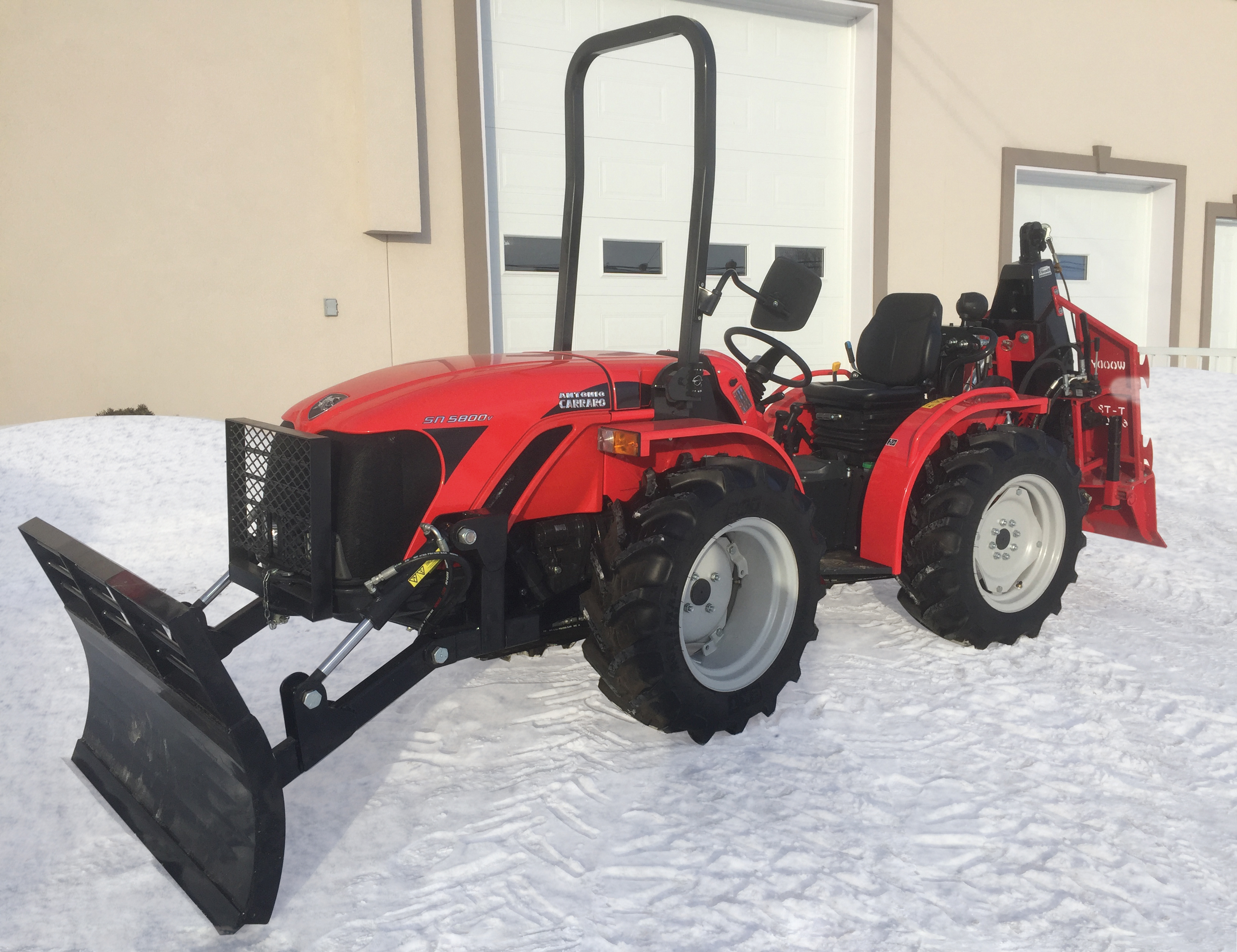 Tracteur Antonio Carraro Le SN 5800 V et le SX 7800 articul&#xE9;s,