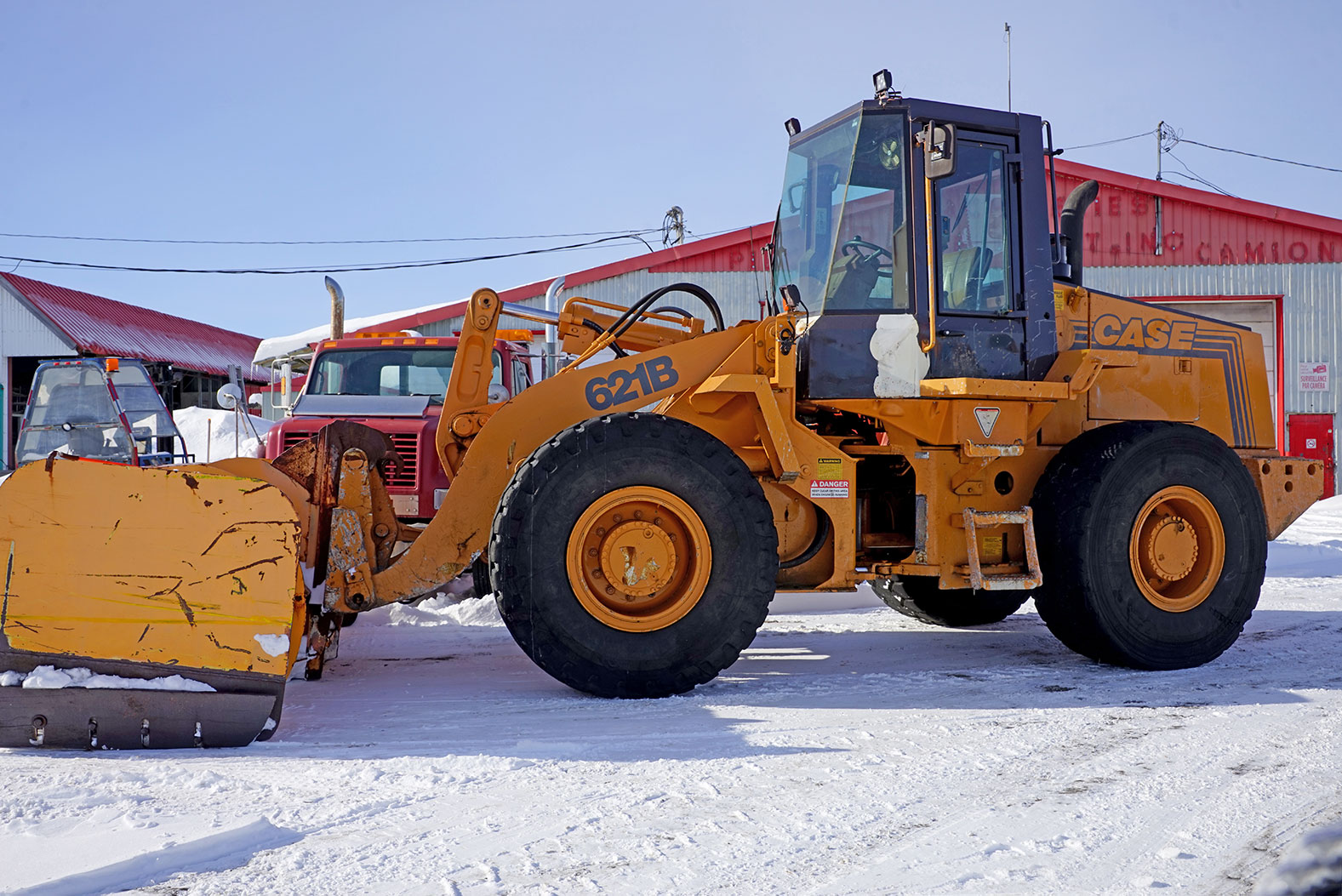Articulated wheel loader Case 621B