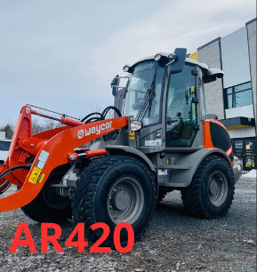 Chargeur articulé sur pneus  Weycor AR420