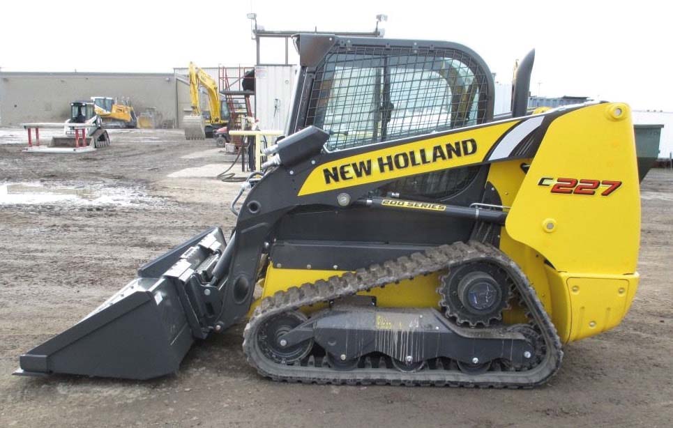 Chargeuse à direction à glissement (skid steer / skid loader) New Holland C227