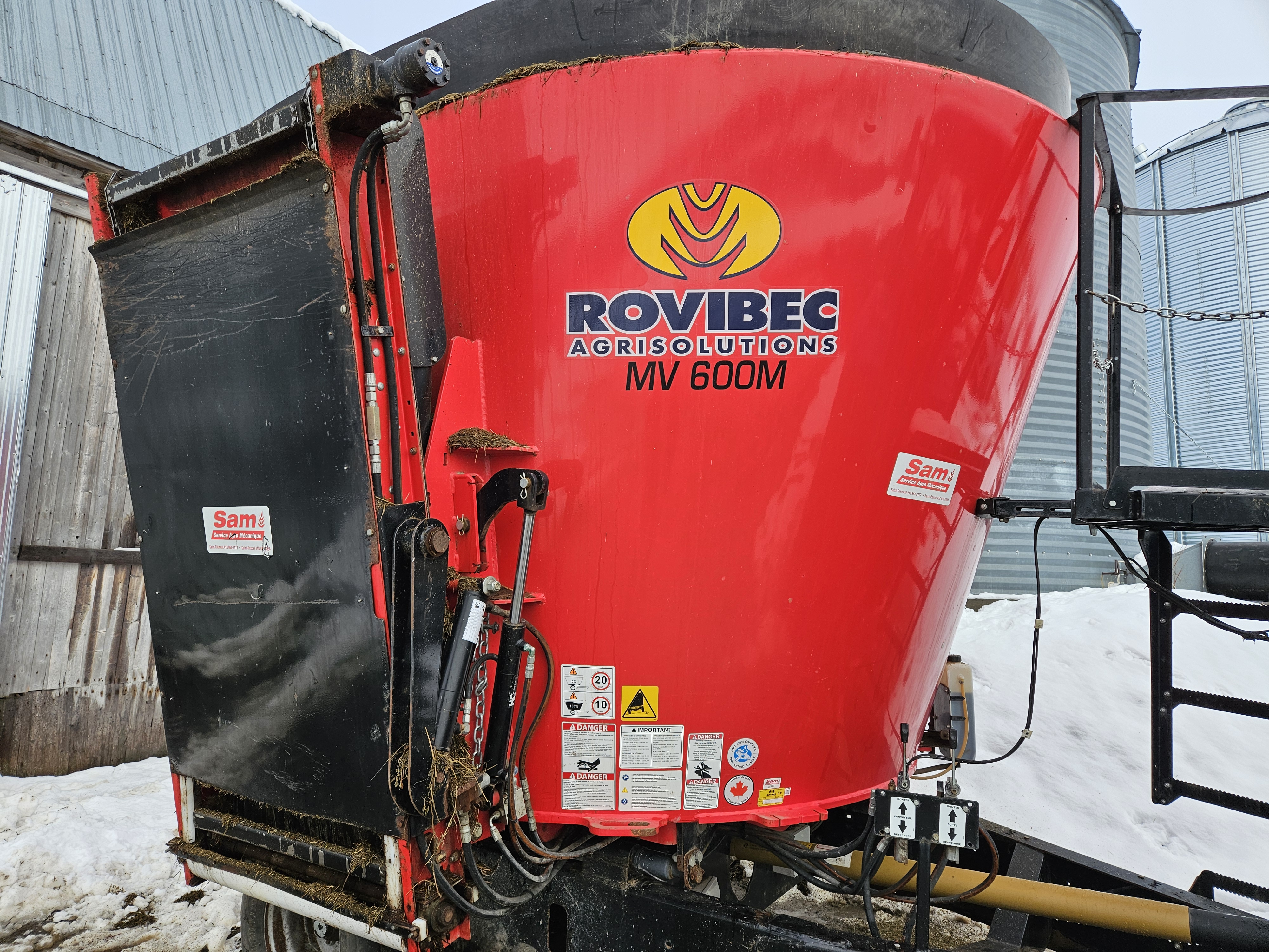 TMR system (total mixed ration) Rovibec MV600M