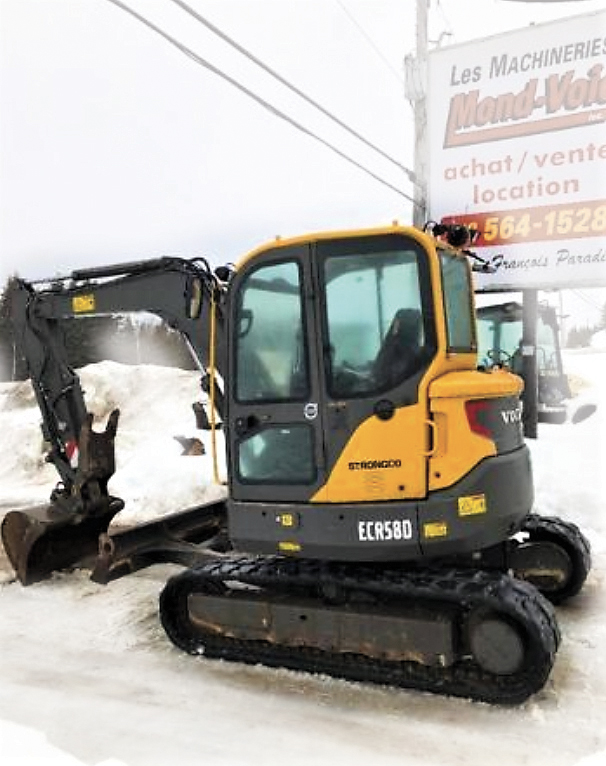 Excavatrice Volvo ECR58D