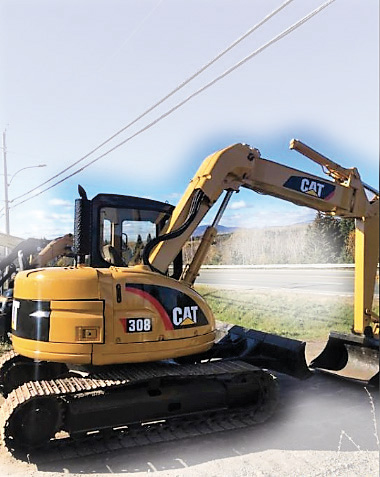 Excavatrice Caterpillar 308B