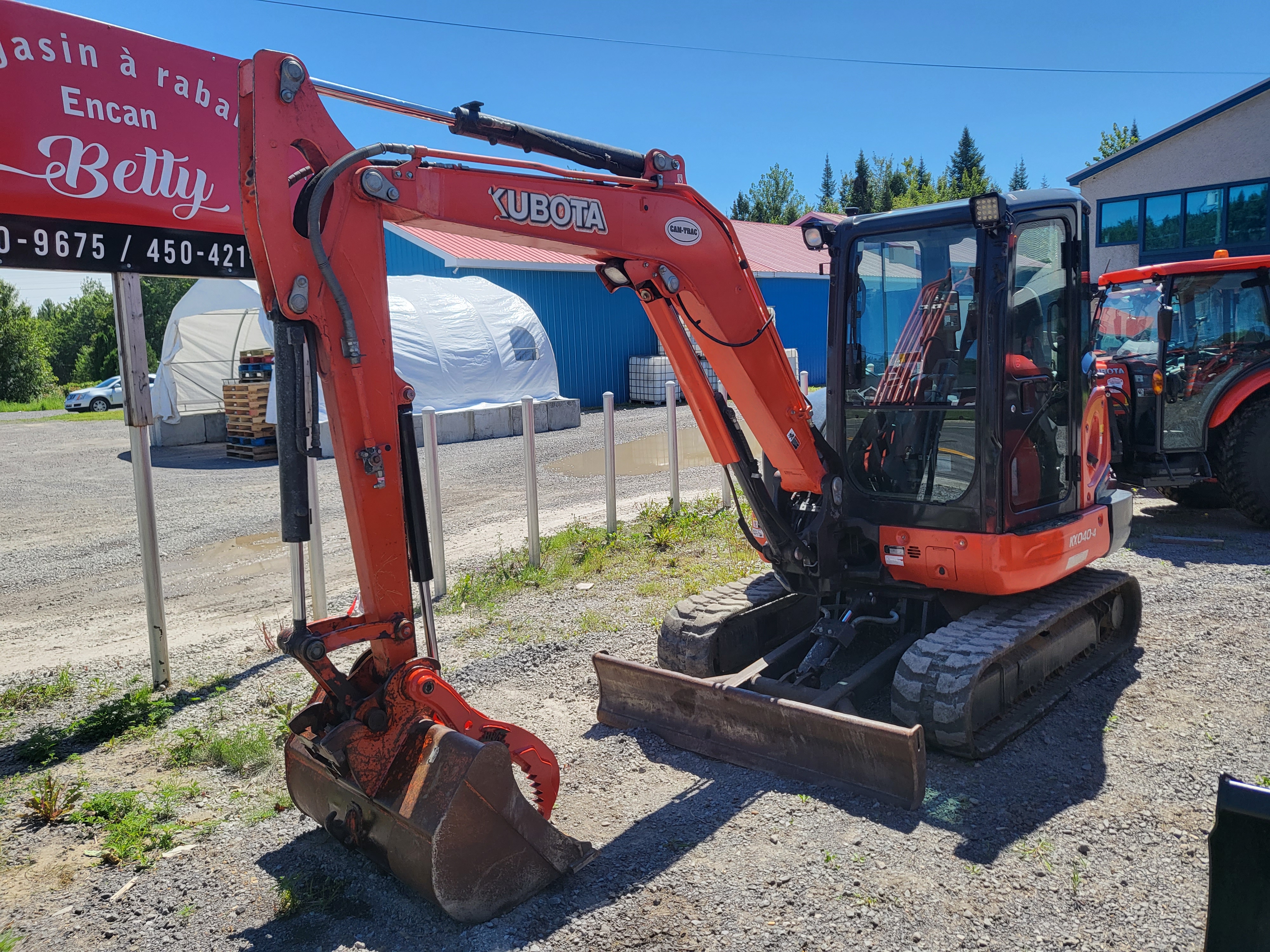 Excavatrice Kubota KX040-4
