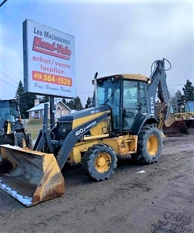 Rétrocaveuse John Deere 410J