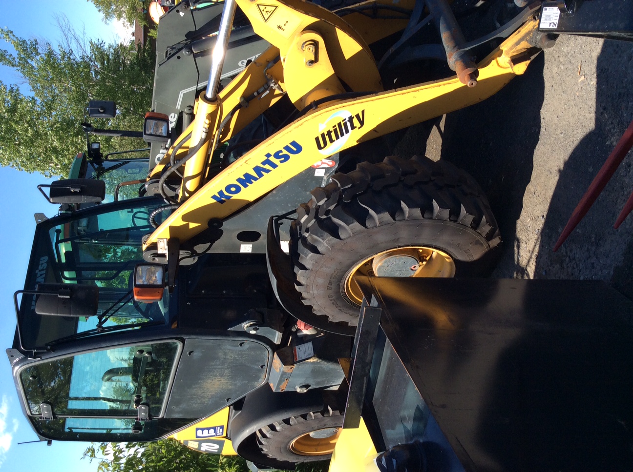 Chargeur articulé sur pneus Komatsu Utility W70