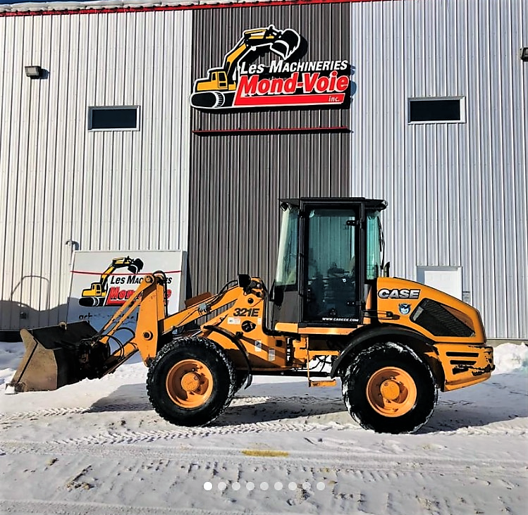 Chargeur articulé sur pneus Case 