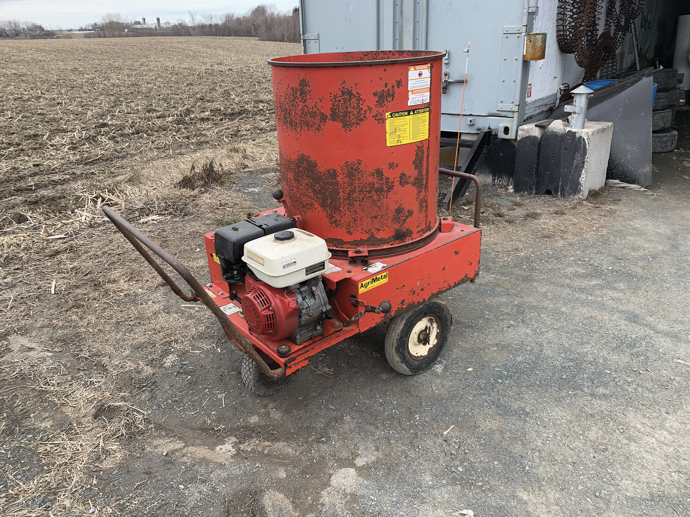 Straw chopper Agrimetal 