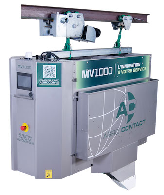 Distributeur à concentré  Distributeur de concentrés sur rail Agro-Contact MV1000
