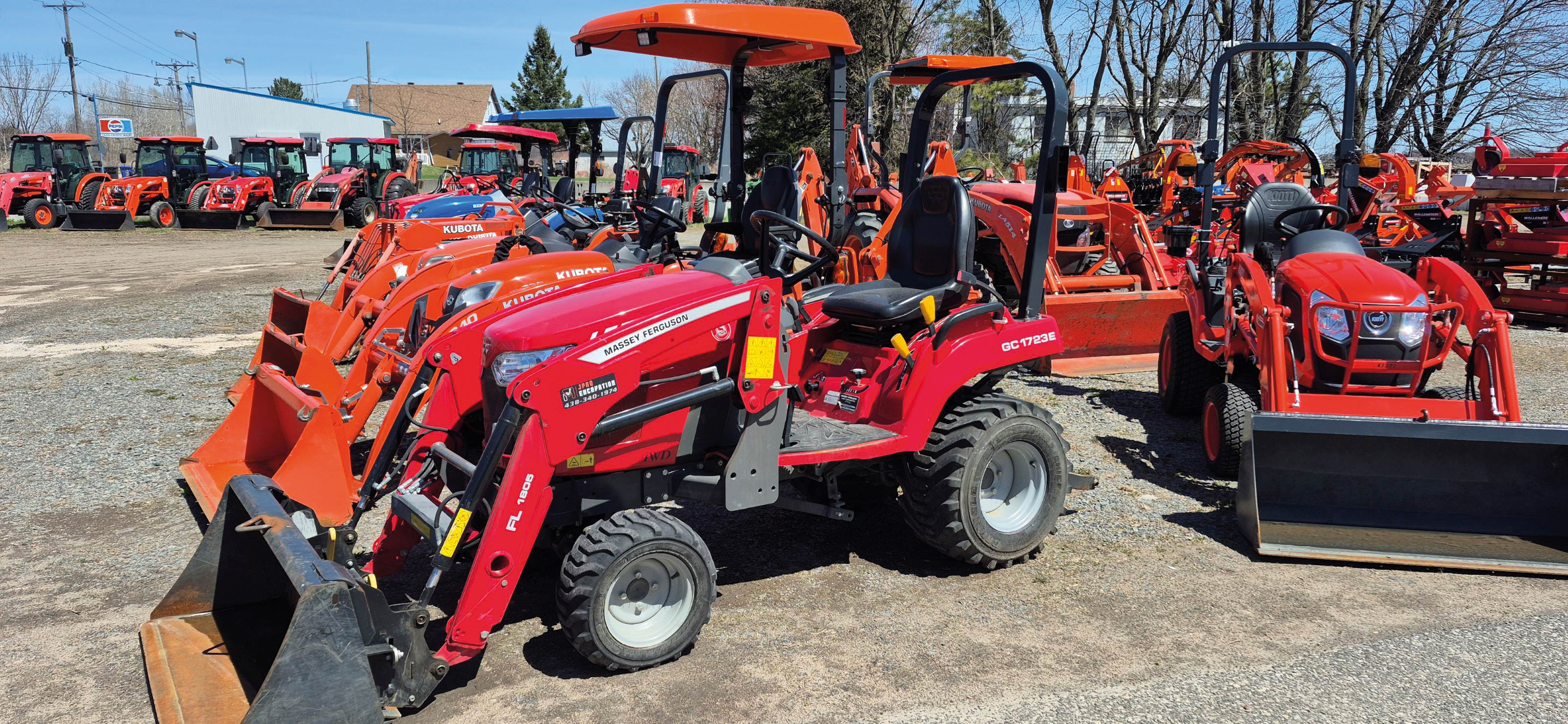 Tracteur Massey Ferguson GC1723E