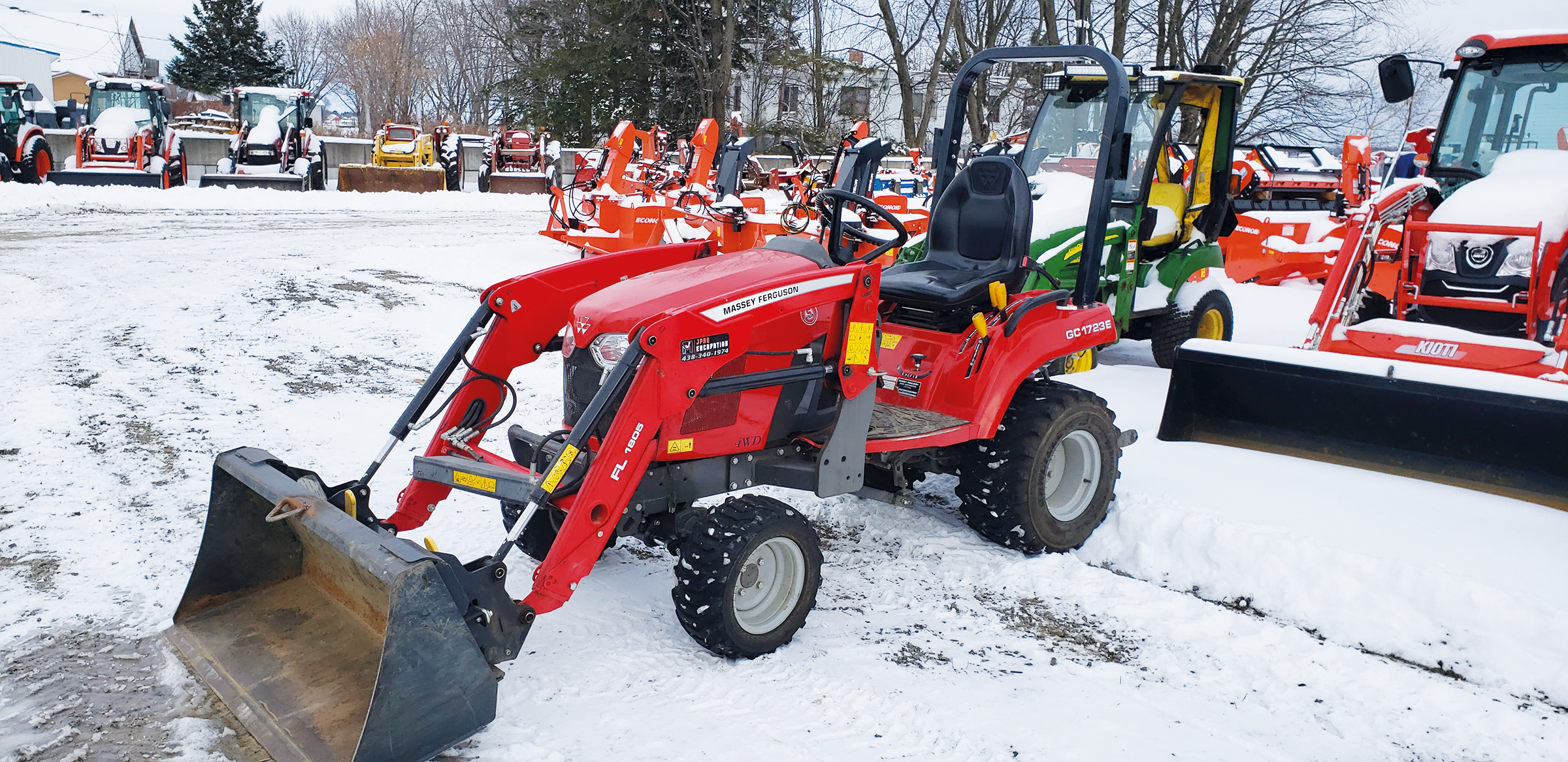 Tracteur Massey Ferguson GC1723E