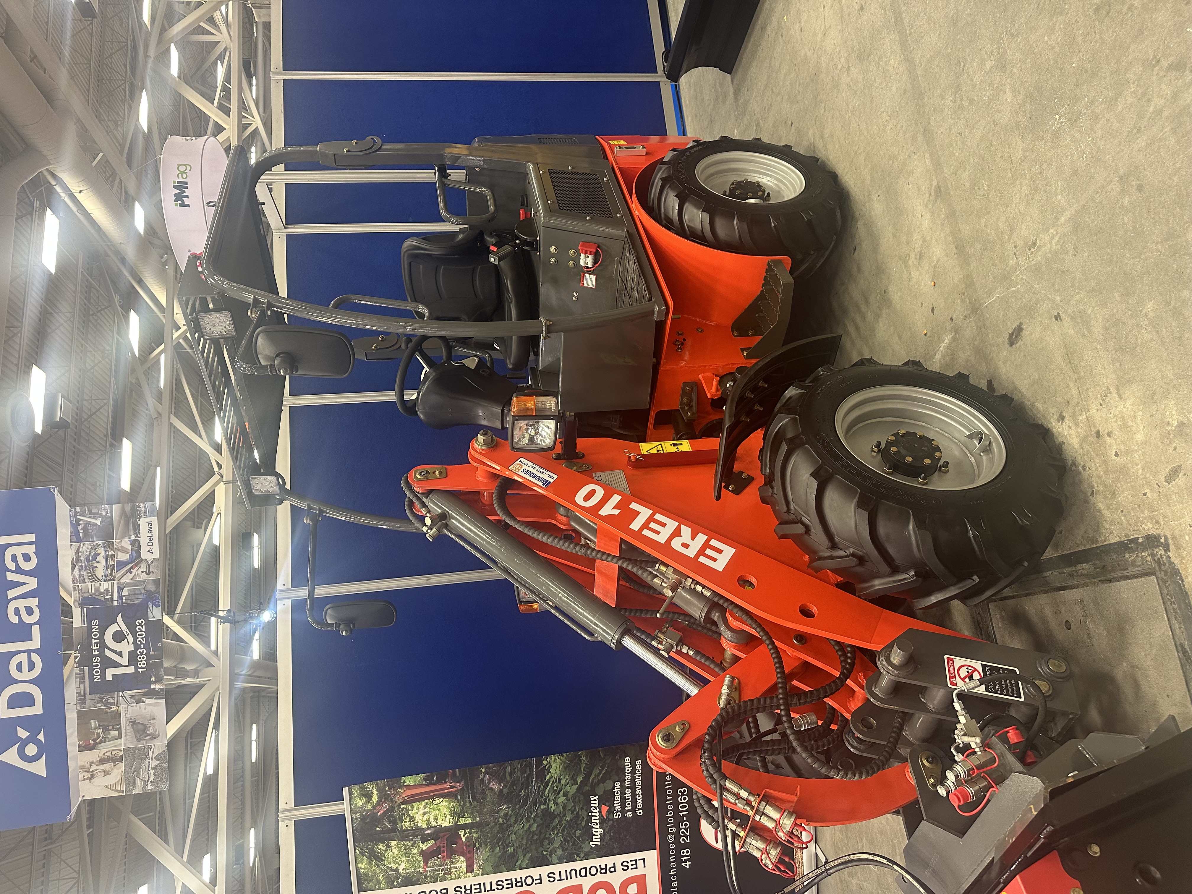 Chargeur articulé sur pneus  électrique Everun EREL10 