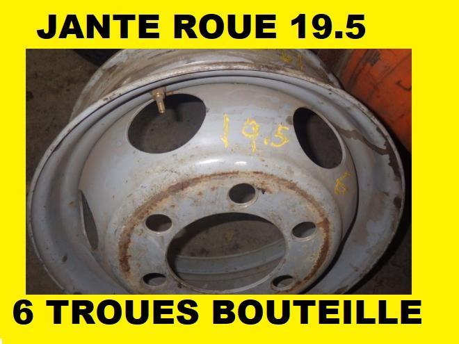 Jantes  ROUE 19.5 BOUTEILLE ( ISUZU) ( GMC FORWARD) HINO 225-70R19.5