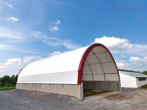 Arched building (dome) Atlas 48'L6 X 84'
