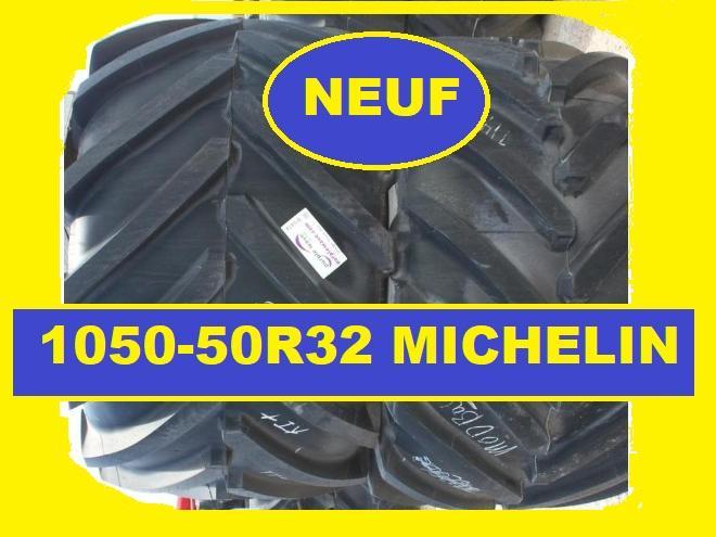 Pneus  2 pneus Michelin Megaxbib 10.50-50R32 NEUF 1050-50R32